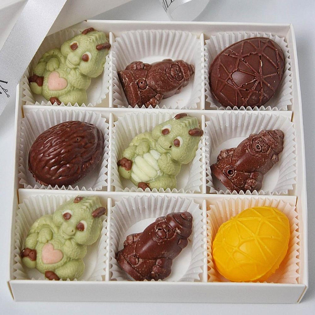 Бельгийский шоколад ручной работы 9шт. - изображение 2