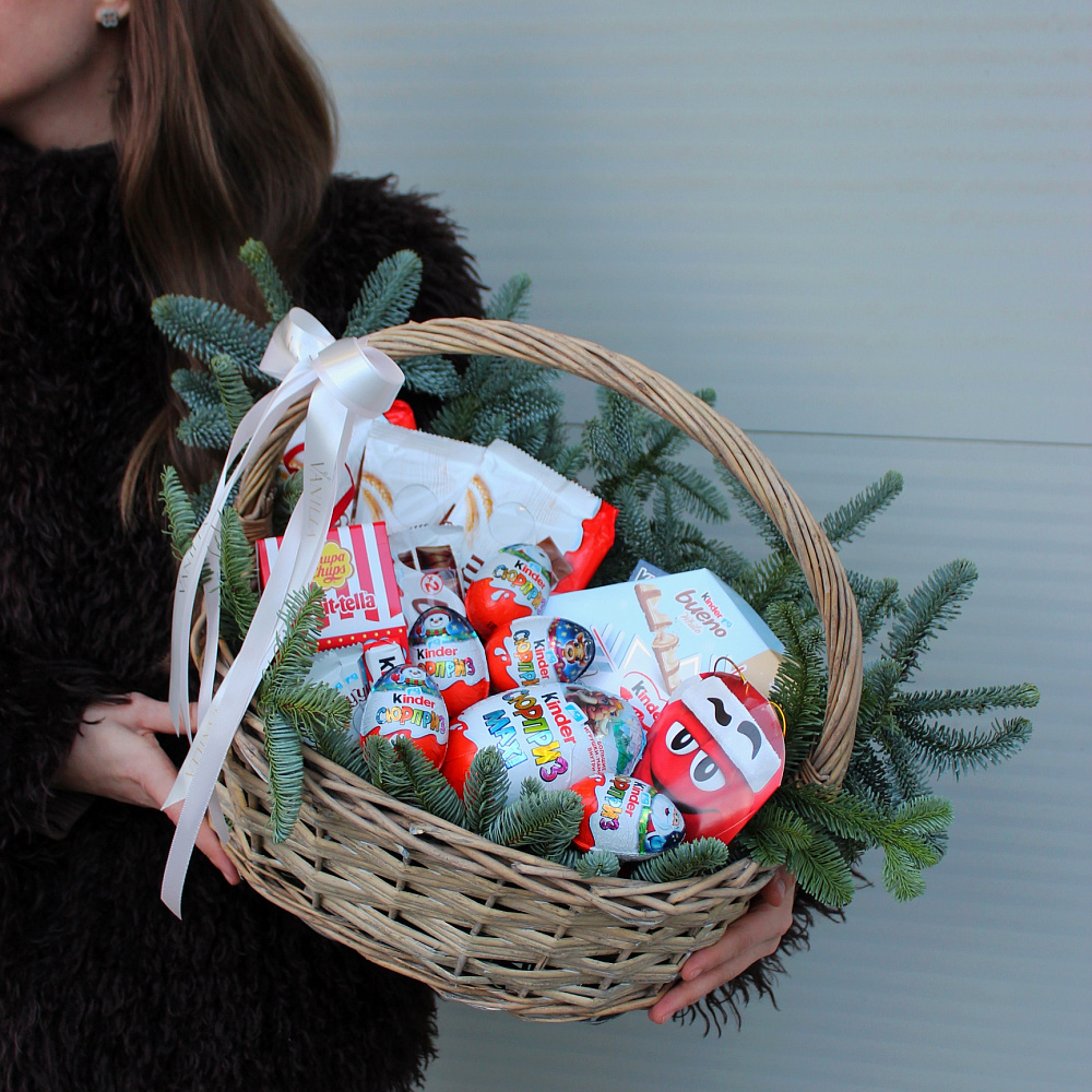 Корзина новогодняя "EXCLUSIVE"