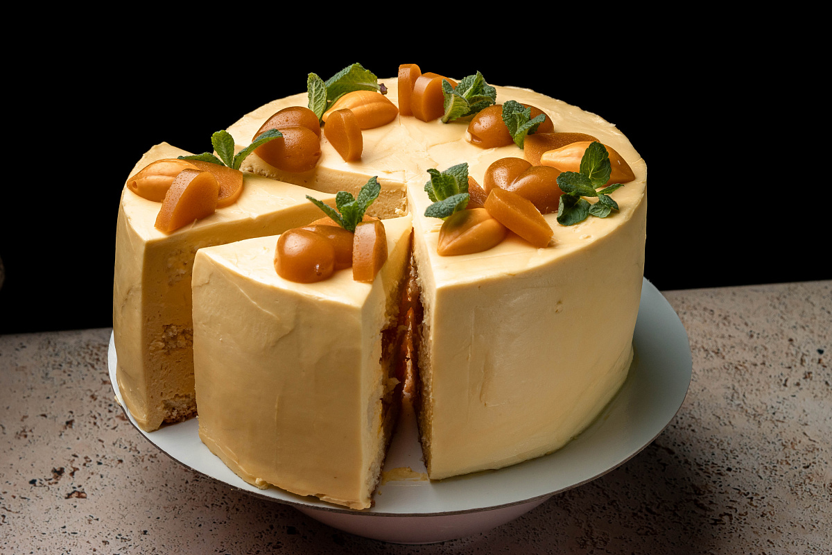 Торт манго-маракуйя