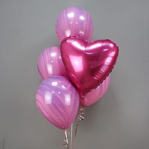 Набор шаров "Розовый агат" - изображение 2