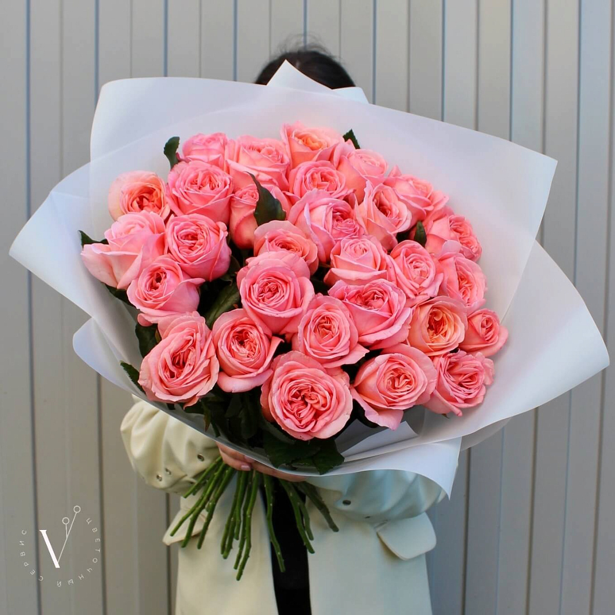 Букет из розы Лондон Ай 29 штук 60 см