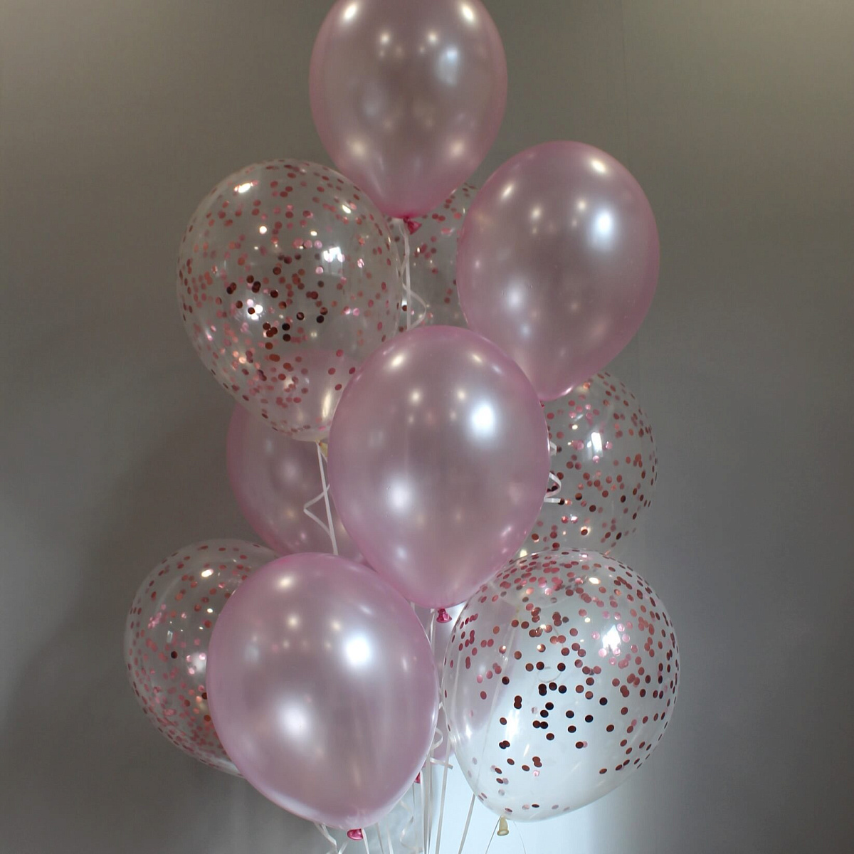 Сет шаров микс "Розовые облака"