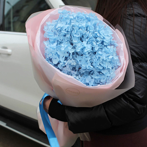 Букет из сухоцветов "Гортензия" - изображение 2