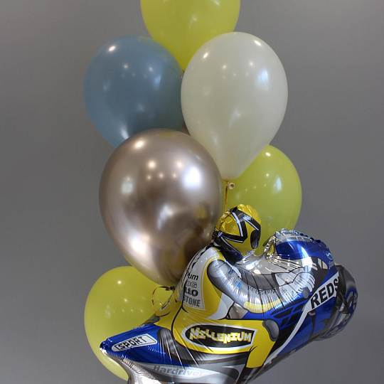 Шары на день рождения мальчику: Сет шаров "Мотоцикл"