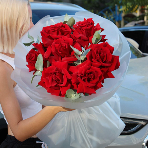 Букет из французской розы "Эксплорер" - изображение 2