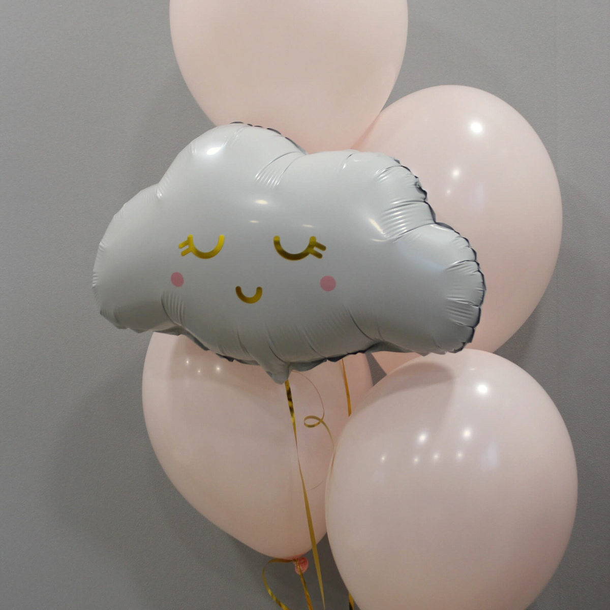 Композиция из шаров на выписку