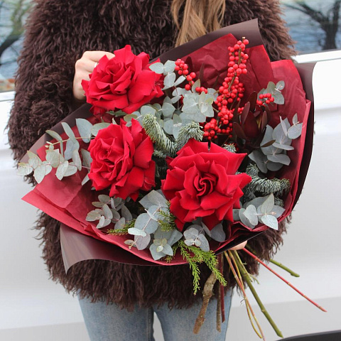 Букет «Яркая Зима» - изображение 2