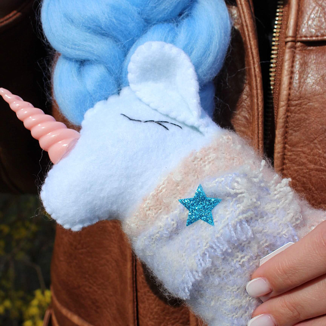 Мягкие игрушки: Мягкая игрушка Единорожка