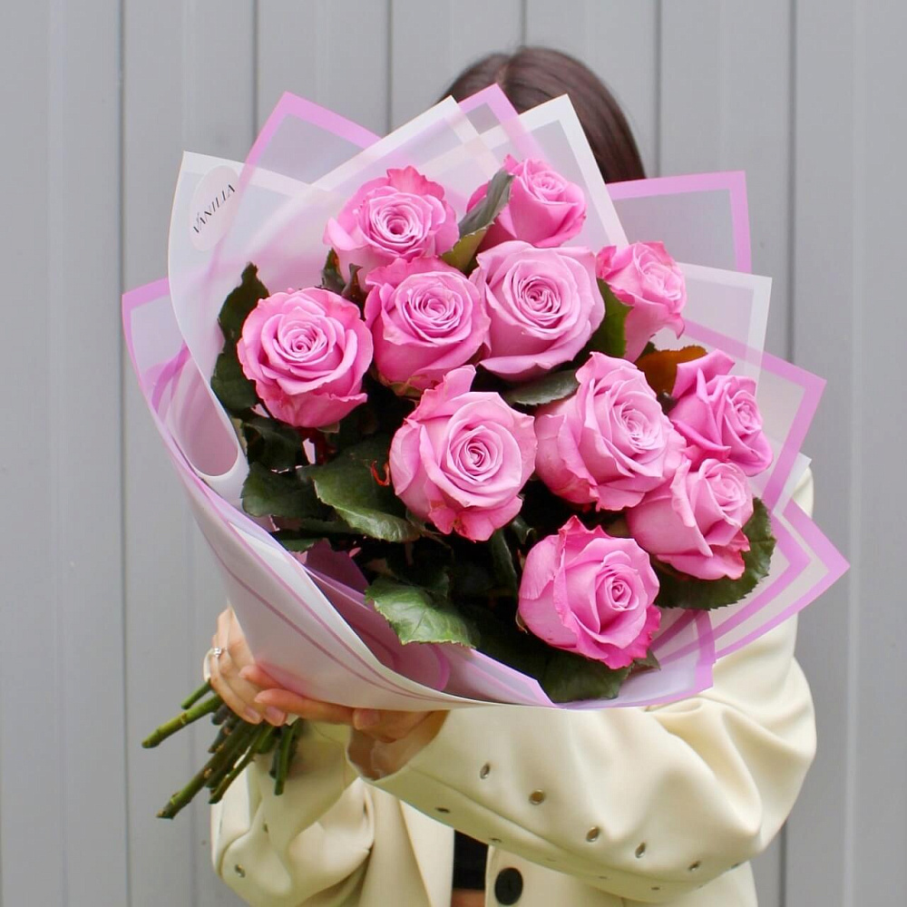 Букет из 11 роз Маритим 50 см