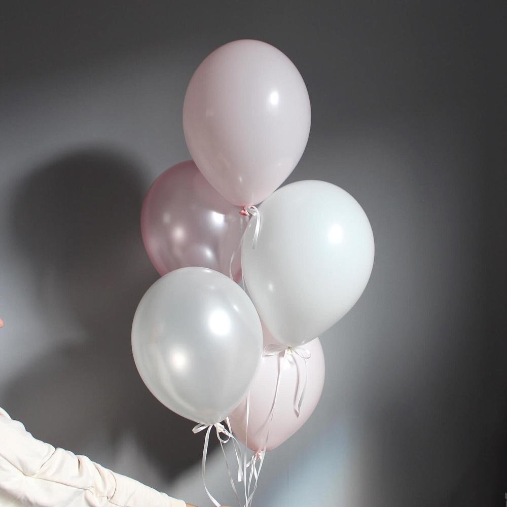 5 шариков микс-цветов 