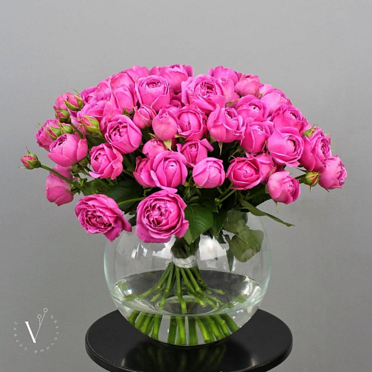 Круглая стеклянная ваза - изображение 2