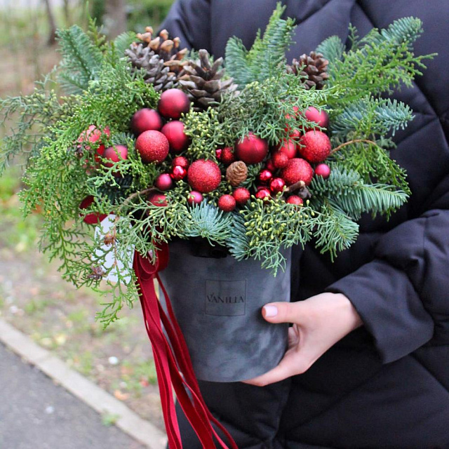 Композиция из нобилиса "Яркий Новый год" - изображение 2