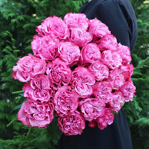 Букет из 25 роз Кантри Блюз - изображение 2