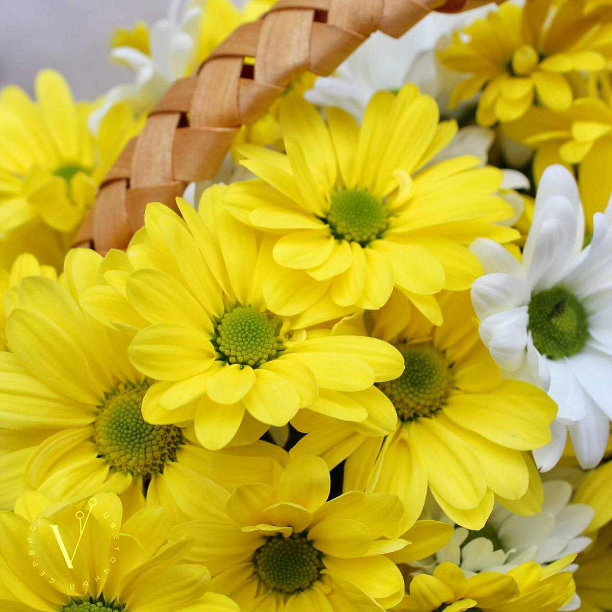 Плетеная корзинка "Поцелуй"