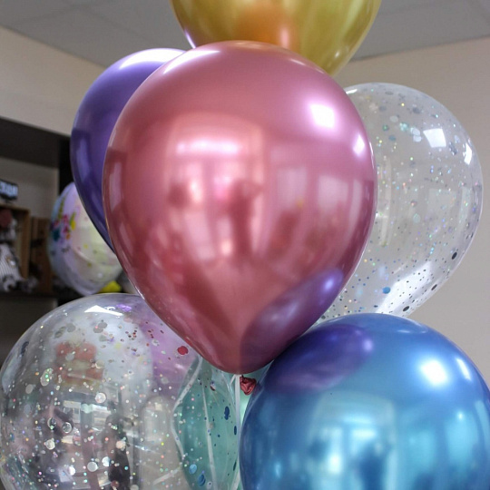 Хромированные шары микс