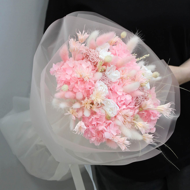 Букет с сухоцветами "Ванилла" - изображение 2