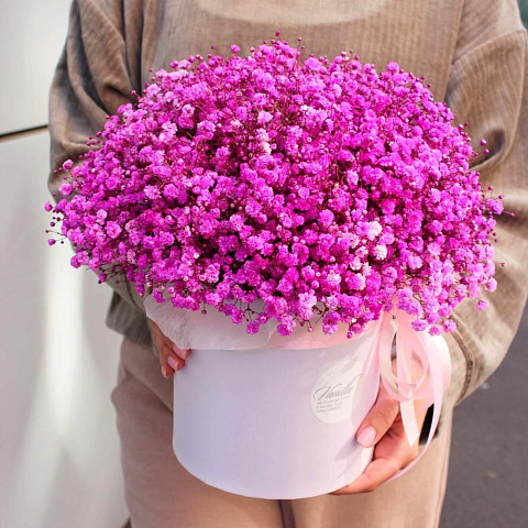 Розовая гипсофила в цилиндре - изображение 2