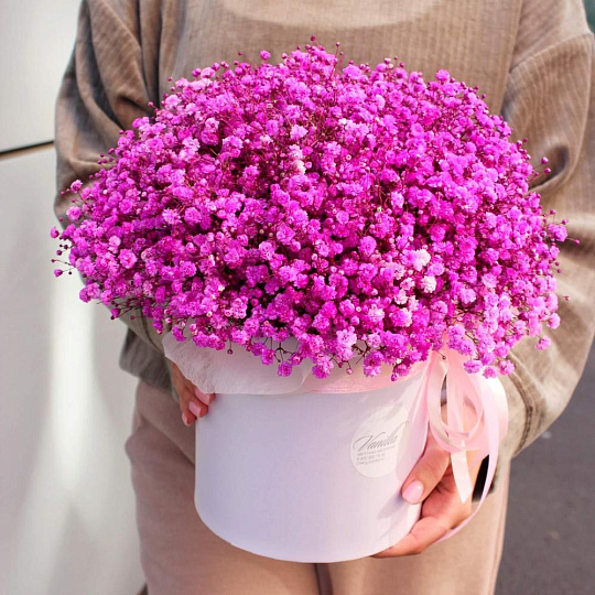 Розовая гипсофила в цилиндре - изображение 2