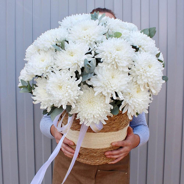 Большая композиция с хризантемой - изображение 2