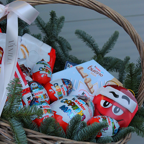 Подарочные корзины: Корзина новогодняя "EXCLUSIVE"