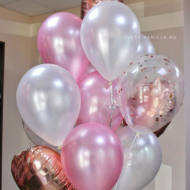 Шары для праздника "Перламутровый микс" - изображение 2