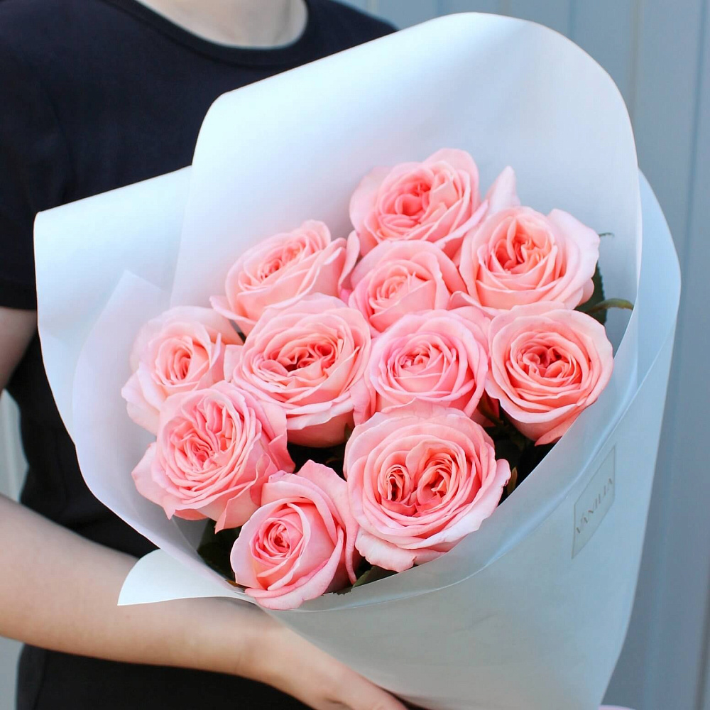 Букет из 11 пионовидных роз