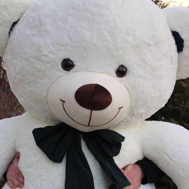 Мягкие игрушки: Мягкий плюшевый мишка "LOVE"