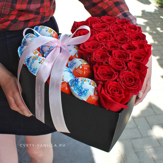 Коробка с розами и Киндерами - изображение 2