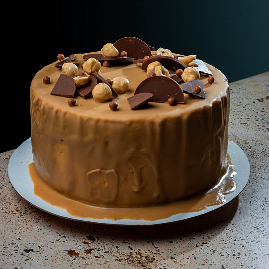 Подарки на 14 февраля: Торт Фундук - груша