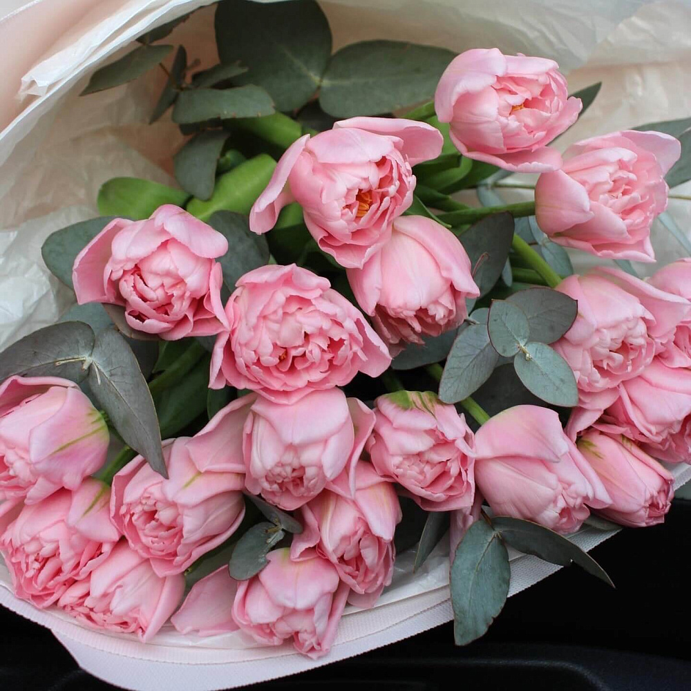 Букет с тюльпанами Amore