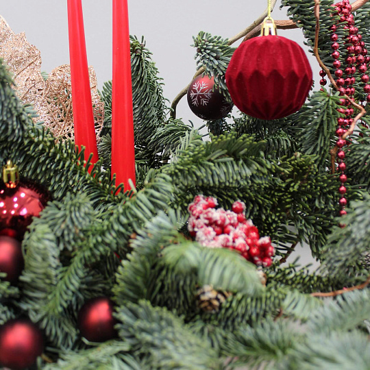 Новогоднее кашпо 