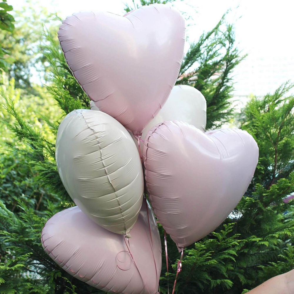 Микс нежных шаров сердец