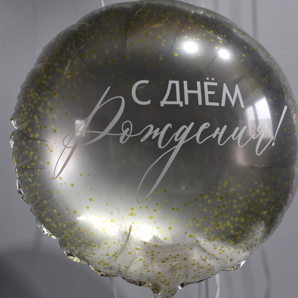 Шар ко Дню Рождения фольга