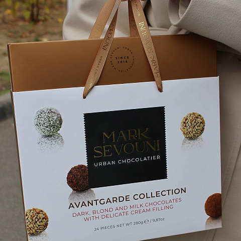 Подарки на 14 февраля: Коробка конфет Марк Севуни Авангард, 355г