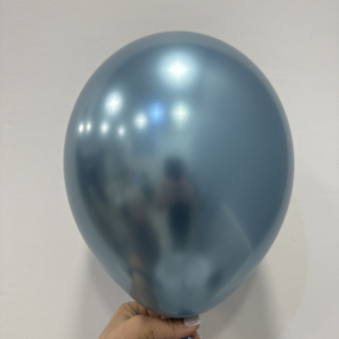 Шар голубой хромированный - изображение 2