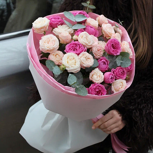 Сборные букеты  : Нежный сборный букет