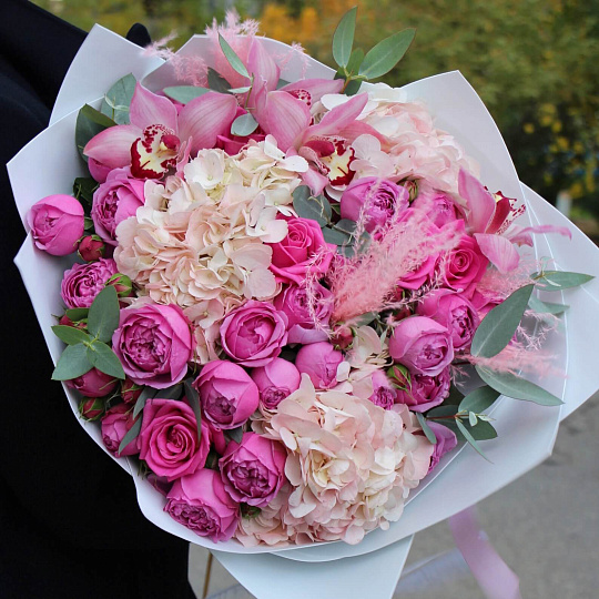 Букеты для жены: Cборный букет "Amore"