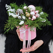 Шляпная коробка новогодняя Merry Christmas