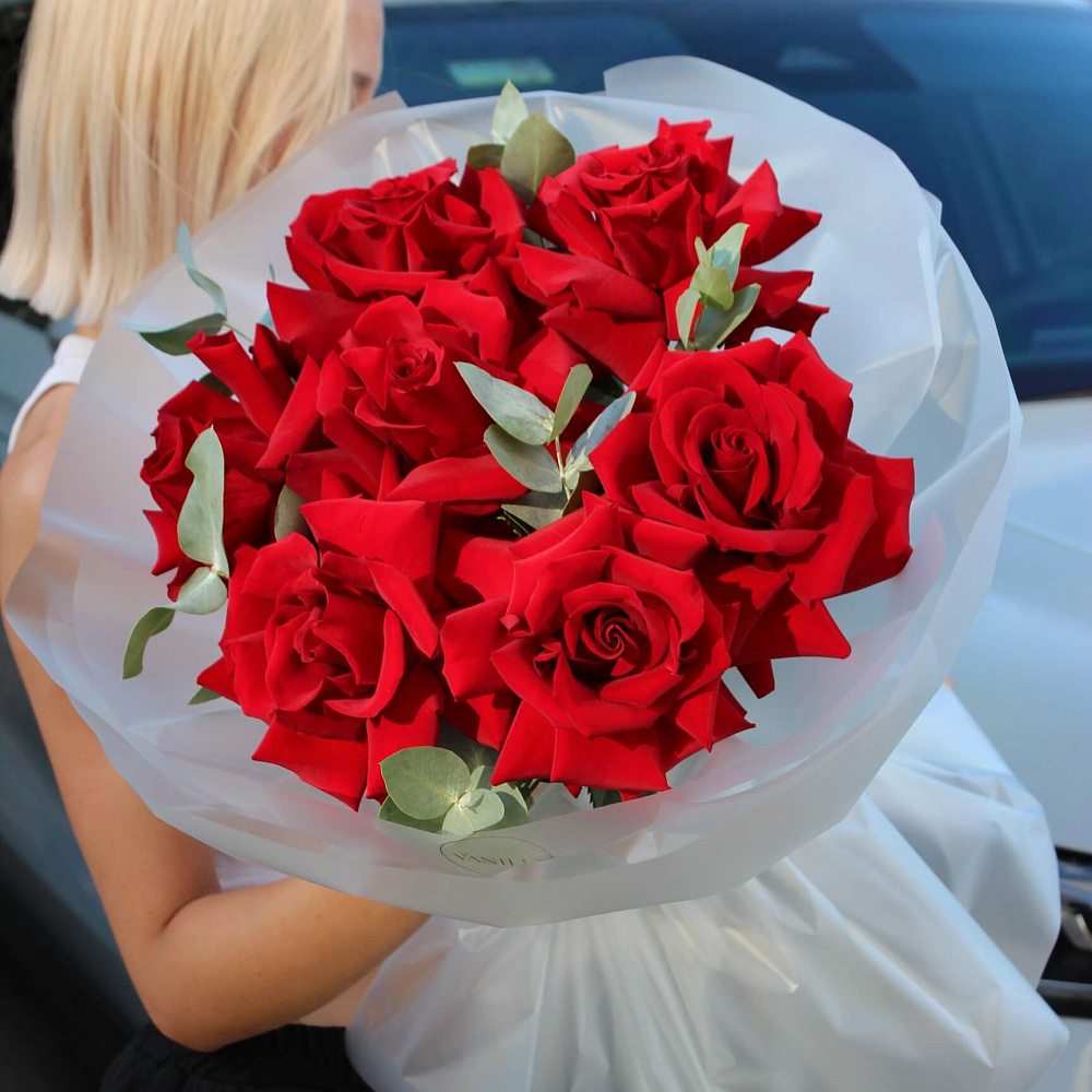 Букет из французской розы "Эксплорер"