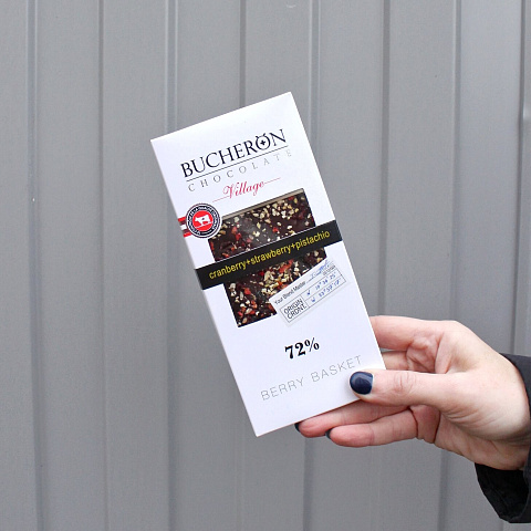 Новогодние композиции с цветами: Шоколад Bucheron темный