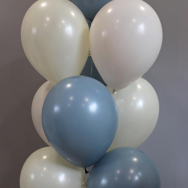 Букеты из шаров  : Связка шаров Лазурная