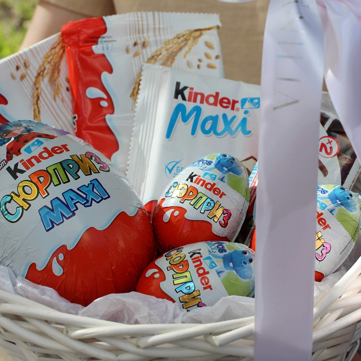 Подарочный набор в корзине