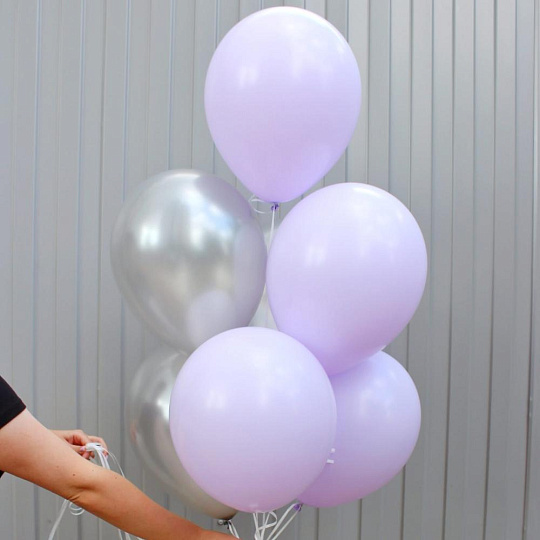 Фонтан шаров "Сиреневая дымка" - изображение 2