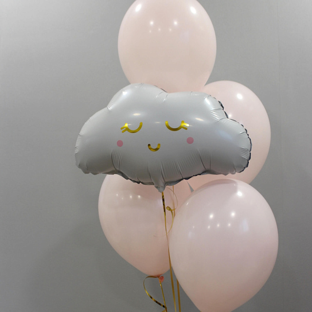 Композиция из шаров на выписку - изображение 2