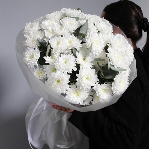 Букет из 9 веток хризантем Алтай - изображение 2