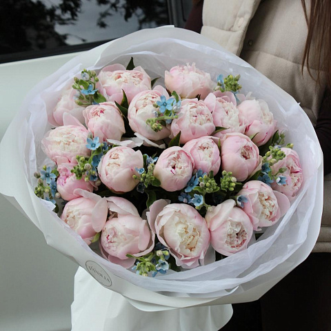 Букет с пионами "Зефир" - изображение 2