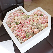 композиция в форме сердца "my love"