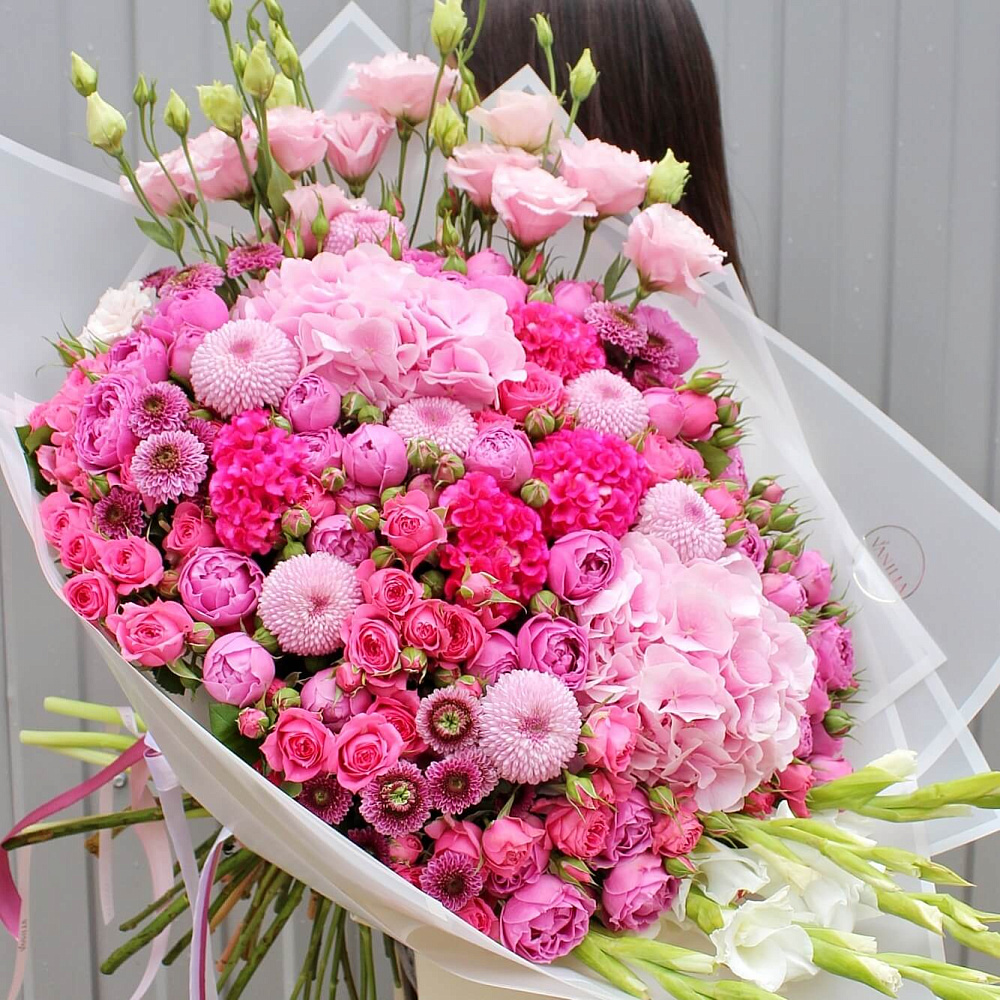 Авторский букет "Pink River"