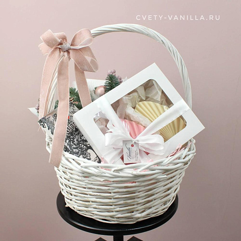 Сладкая корзина PINK NEW YEAR - изображение 2