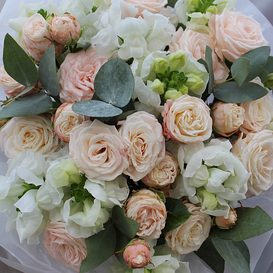 Цветы на 14 февраля: Букет стильный микс